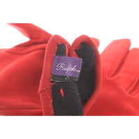 Ralph Lauren Handschoenen Leer in Rood