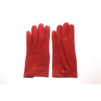 Ralph Lauren Gloves Leather in Red