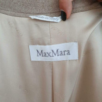 Max Mara Giacca/Cappotto in Cashmere in Beige