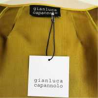 Gianluca Capannolo Jacket/Coat Silk in Yellow