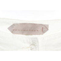 Schumacher Hose aus Baumwolle in Weiß