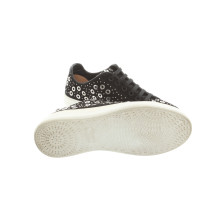 Alaïa Sneakers Leer in Zwart