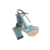 Dsquared2 Sandals Leather in Turquoise