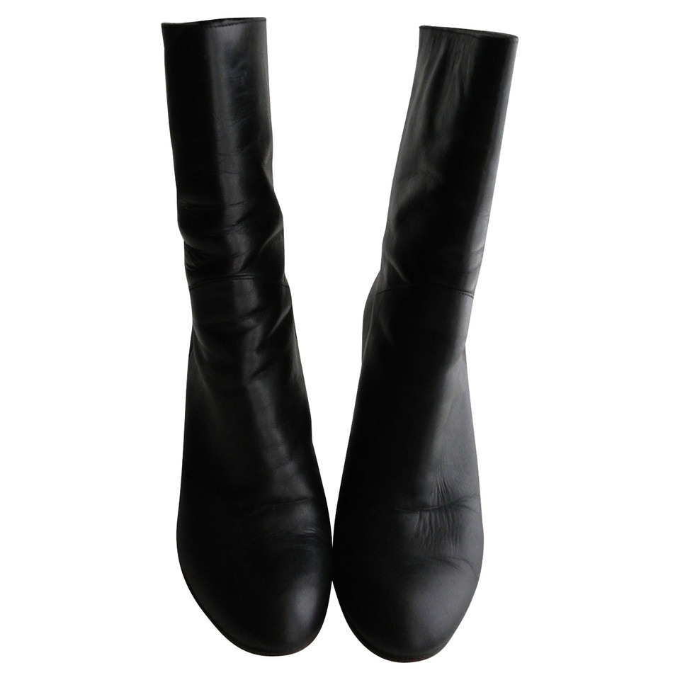 Marc By Marc Jacobs Stiefeletten aus Leder in Schwarz