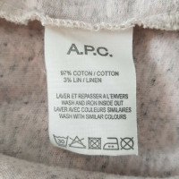 A.P.C. Oberteil aus Baumwolle in Rosa / Pink