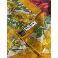Dolce & Gabbana Scarf/Shawl Silk in Yellow