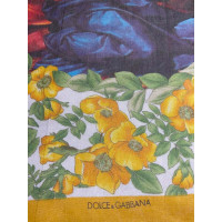 Dolce & Gabbana Sjaal Zijde in Geel