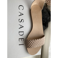 Casadei Sandals Leather in Pink