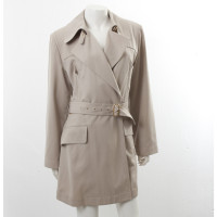Hermès Jacket/Coat Wool in Beige