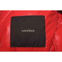 Windsor Giacca/Cappotto in Lana in Rosso