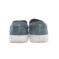 Common Projects Slippers/Ballerina's Leer in Petrol