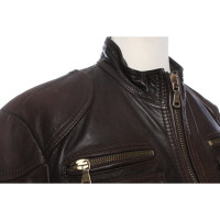 Dolce & Gabbana Top Leather in Brown