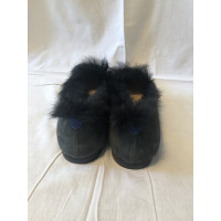Chatelles Slippers/Ballerinas Leather in Grey