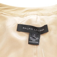 Ralph Lauren Black Label Jacke/Mantel aus Leder in Beige
