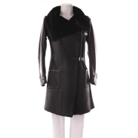 Barbara Bui Jacket/Coat Leather in Black