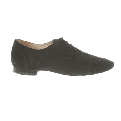 Massimo Dutti Lace-up shoes Leather in Black