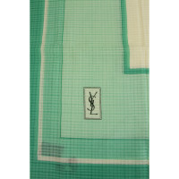 Yves Saint Laurent Schal/Tuch aus Wolle in Grün