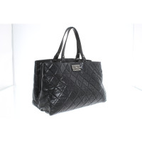 Chanel Boy Shopping Tote Leather in Black