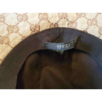 Gucci Hoed/Muts Canvas in Beige