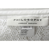 Philosophy Di Lorenzo Serafini Robe en Blanc