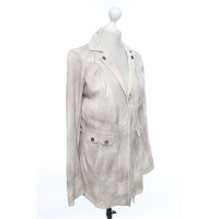 Sylvie Schimmel Jacket/Coat Leather in Grey