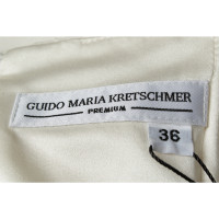 Guido Maria Kretschmer Kleid aus Seide in Weiß