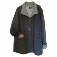 Basler Jacket/Coat Wool in Grey