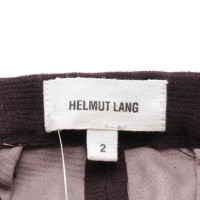Helmut Lang Paire de Pantalon en Cuir en Violet