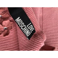Moschino Love Robe en Coton en Rose/pink