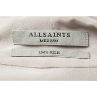 All Saints Top Silk in Cream