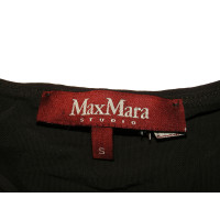 Max Mara Studio Robe en Viscose en Marron