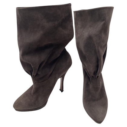 Prada Ankle boots Suede in Grey