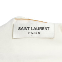 Saint Laurent Jurk in Crème