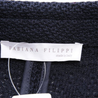 Fabiana Filippi Veste/Manteau en Coton en Bleu