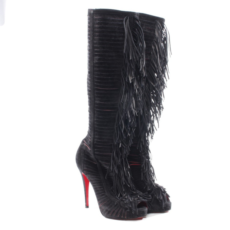 used louboutin boots