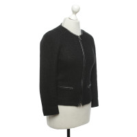 Massimo Dutti Jacket/Coat in Black