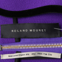 Roland Mouret Kleid aus Wolle in Violett