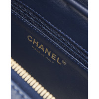 Chanel Camera Bag in Pelle in Blu