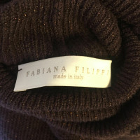 Fabiana Filippi Strick aus Wolle in Violett