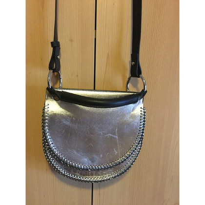 Marni Handbag Leather in Silvery