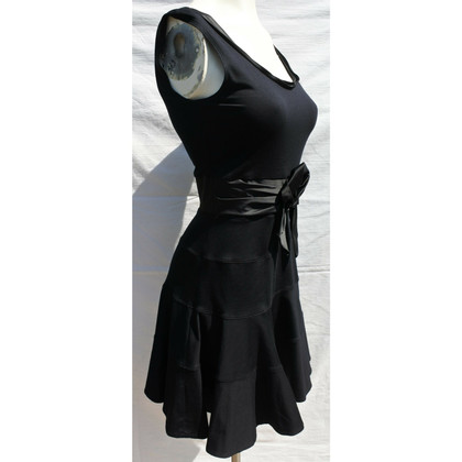 Paule Ka Kleid aus Baumwolle in Schwarz