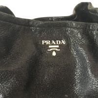 Prada Schwarze Lederhandtasche