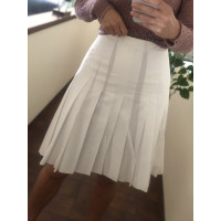 Calvin Klein Collection Skirt Cotton in White