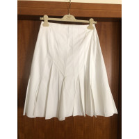 Calvin Klein Collection Skirt Cotton in White