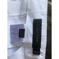 Calvin Klein Collection Gonna in Cotone in Bianco
