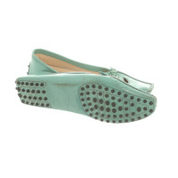 Tod's Slippers/Ballerinas Patent leather in Turquoise