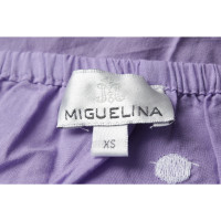 Miguelina Oberteil aus Baumwolle in Violett
