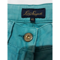Luisa Spagnoli Jeans Cotton in Turquoise