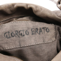 Giorgio Brato Borsetta in Pelle in Grigio