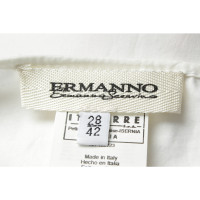 Ermanno Scervino Vestito in Cotone in Bianco